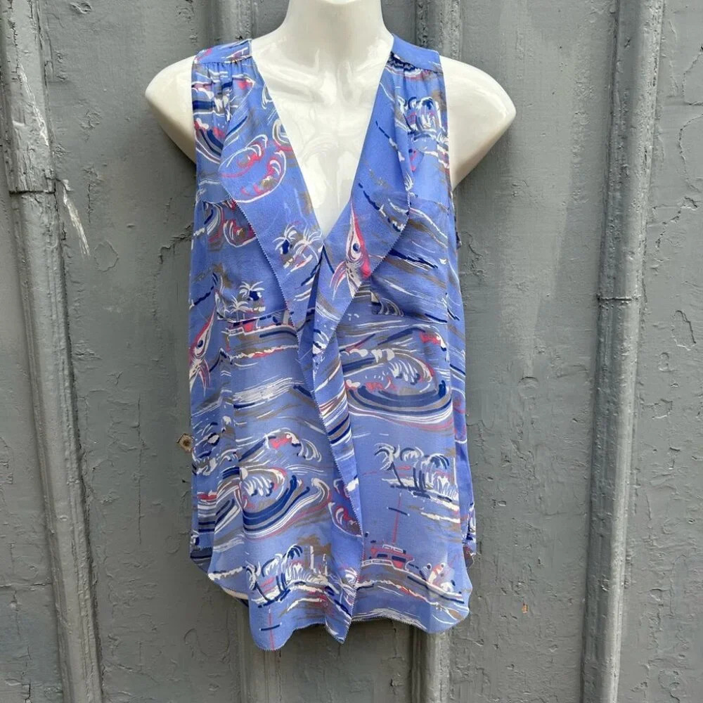 Aritzia Babaton Tinsley Sleeveless Blouse, size Extra Small